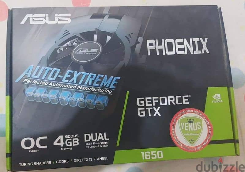 Asus Phoenix GTX 1650 OC Edition 0