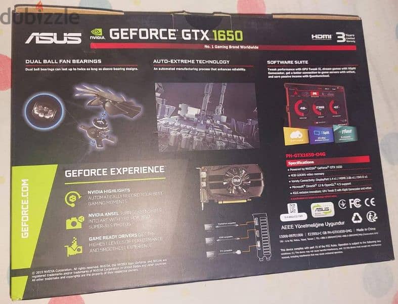 Asus Phoenix GTX 1650 OC Edition 1