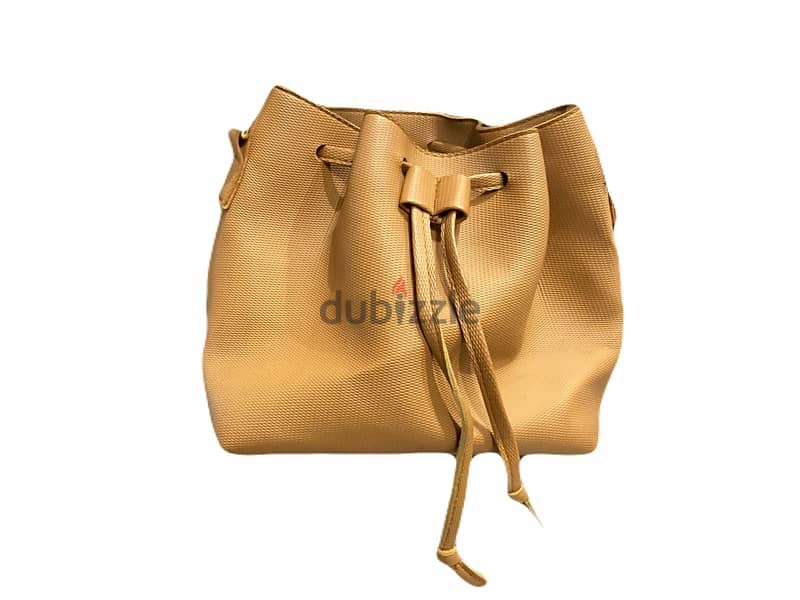 brown hand bag with small one 1