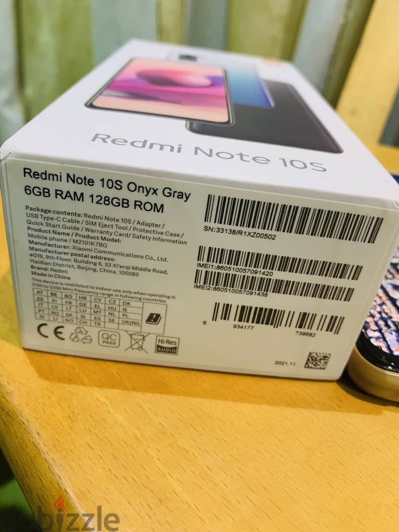 للبيع شاومي Redmi Note 10S 2
