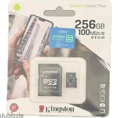 Kingston Micro SD 256 GB ميمورى 256