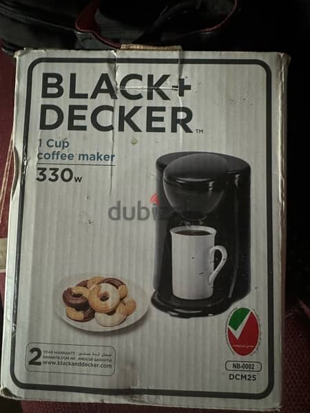 black and decker coffee maker one cup 1