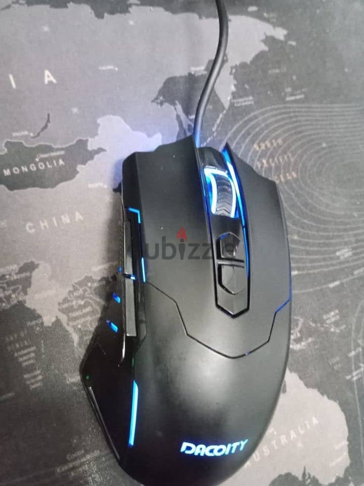 T7 wired gaming mouse 7200 DPI مع software 0