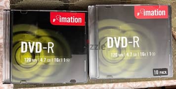 Brand new DVD-R 120 minutes 4.7GB 16X type imation