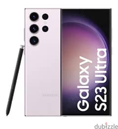 للبيع او البدل ب ايفون ١٥ Samsung S23 Ultra Lavender 12GB RAM 256GB