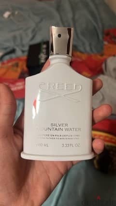 creed silver mountain water 125 ml used 5 sprays only