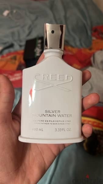 creed silver mountain water 125 ml used 5 sprays only 0