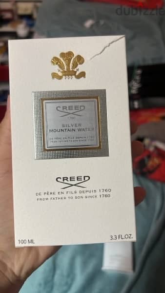 creed silver mountain water 125 ml used 5 sprays only 1