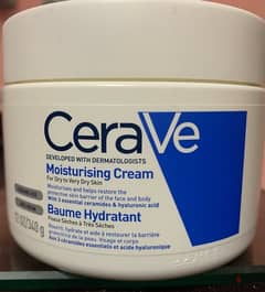Cerave moisturizing cream.