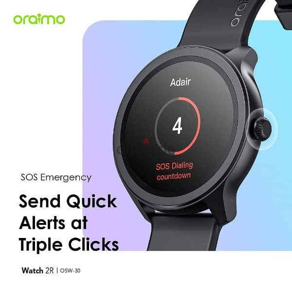 smart watches  oraimo ساعة اورايمو بمايك HD ows-30 3