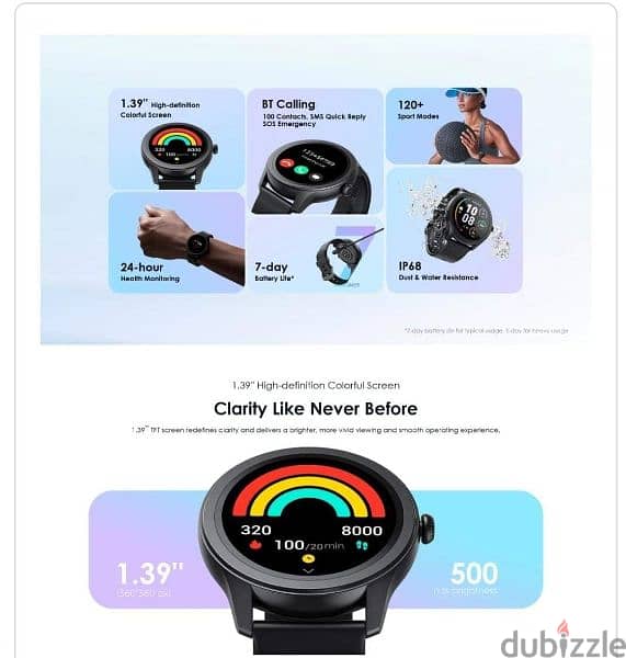 smart watches  oraimo ساعة اورايمو بمايك HD ows-30 9