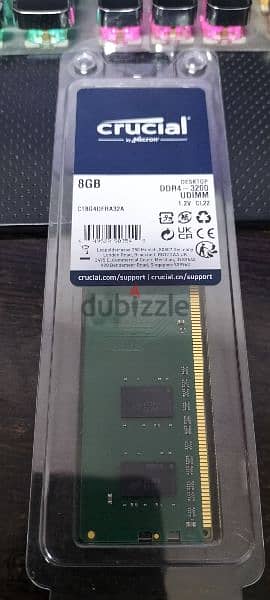 8gb desktop RAM 3200 DDR4 CL22 1