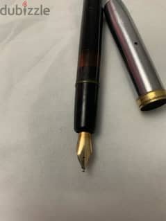 قلم حبر قديم مونت بلانك . . السن والدبوس  ذهب عيار ١٨لأعلى سعر 0