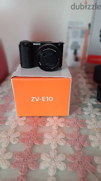 كاميرا سوني Zv-e10  بمشتملاتها 0
