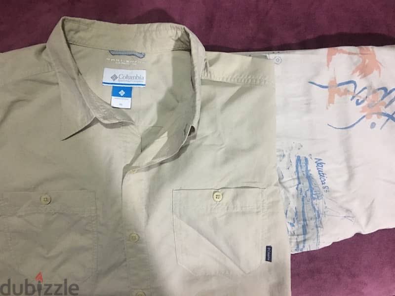 بنطلون قطن ٣٦  فخامة وتميز من النمسا مع قميص كلومبيا XL اصلي 2