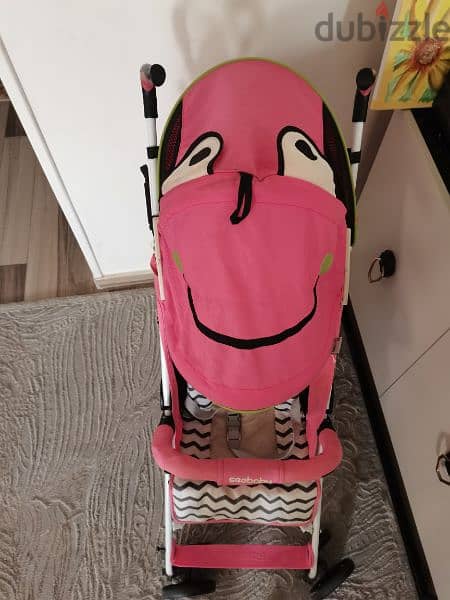 baby stroller seebaby pink عربه لطفل واحد 1