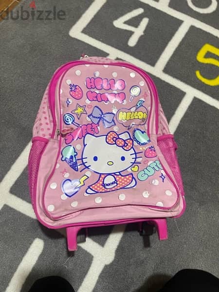 school bag set used but good condition 0