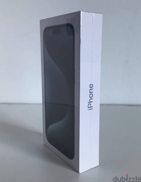 iphone 15 pro max 256 ,blue  titanium  new in the box 1