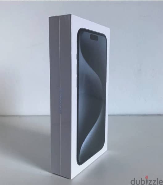 iphone 15 pro max 256 ,blue  titanium  new in the box 2