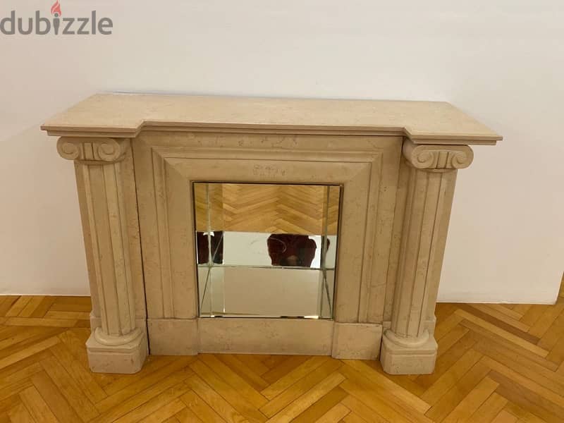 Brand new marble fireplace 1