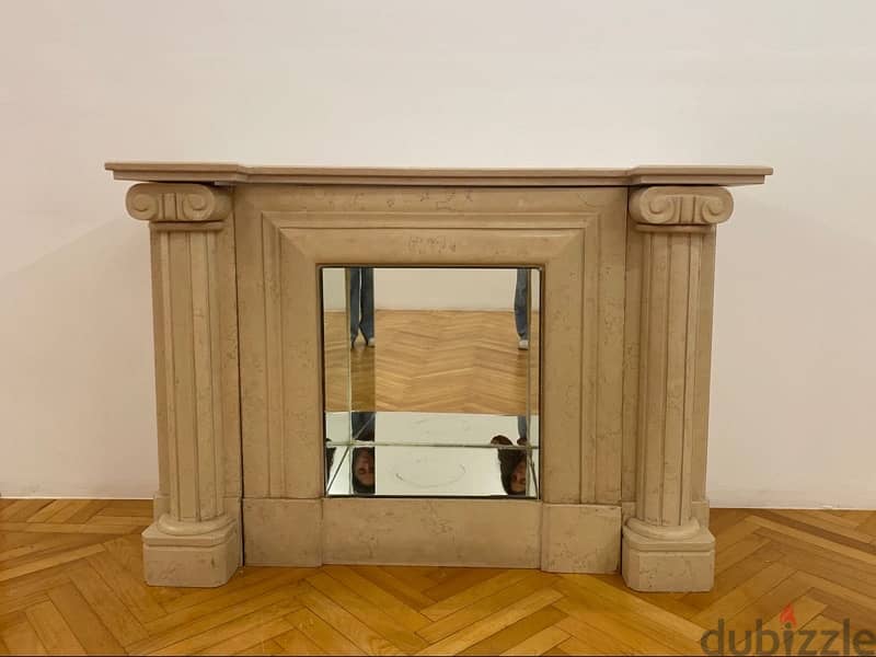 Brand new marble fireplace 2