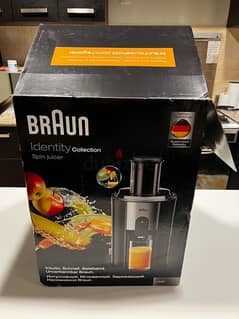 Braun J500 Multiquick 5 spin juice extractor, black- WARRANTY INCLUDED 0