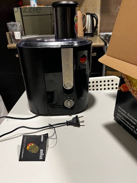 Braun J500 Multiquick 5 spin juice extractor, black- WARRANTY INCLUDED 2