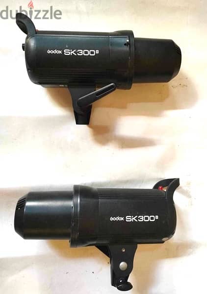 Godox headlights Vl300,fv200,Sl150ii, 2 head flash dp400iii, 2 sk300 5