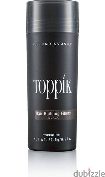 toppik hair fibers - Black توبيك هير فايبر - اسود 4
