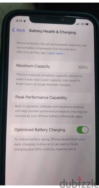 iPhone 11 Pro 256 battery 100% 2