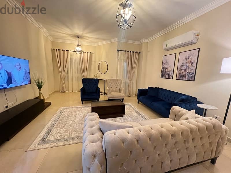 شقة مفروشة مودون للإيجار الحي السابع الشيخ زايد - fully furnished 15