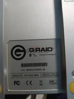 hard disk drive G raid 8 TB 0