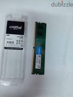 ذاكرة رام DDR4 سعة 8 ميجابايت