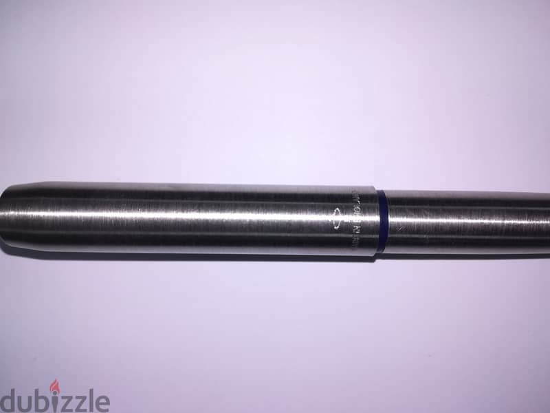 Parker 25 Stainless Steel Fountain Pen M Pt & Converter & Ballpoint 9