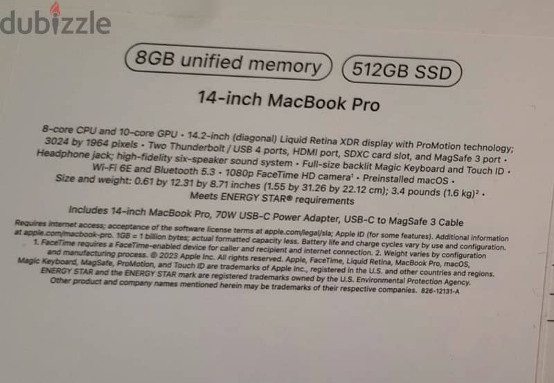 SEALED - Brand New in Box 14-inch Apple MacBook Pro M3 1