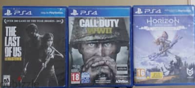 3 Games For Sale -
