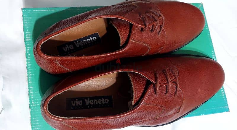 حذاء جلد طبيعي صناعة ايطالي 2