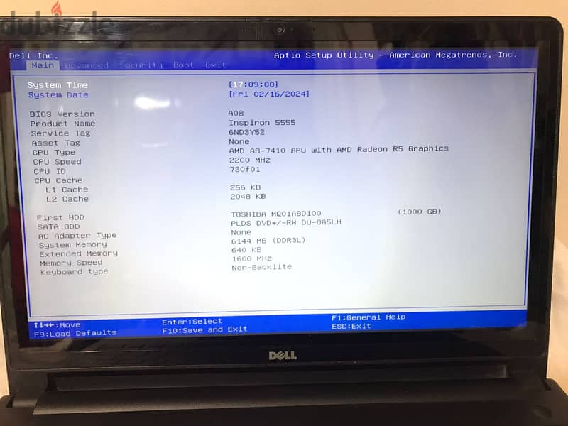 Laptop Dell Inspiron 5555 3