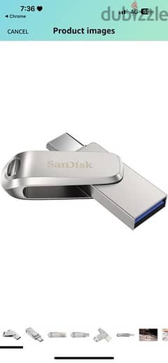 sandisk Ultra 512GB Dual Drive Luxe Type-C