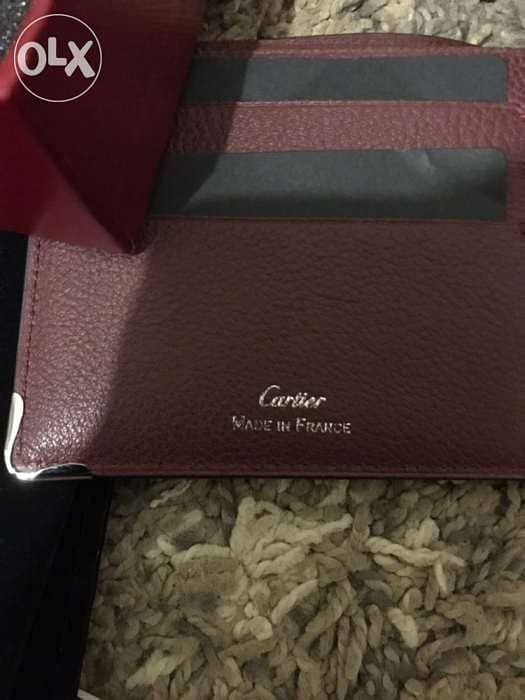 original Cartier black wallet 1