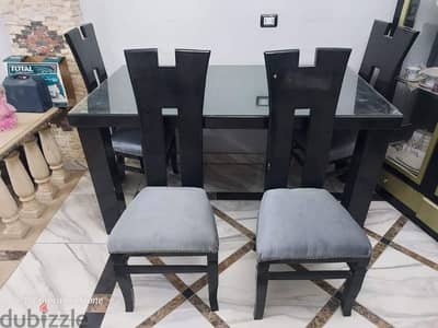 سفرة ترابيزة و٦ كراسي