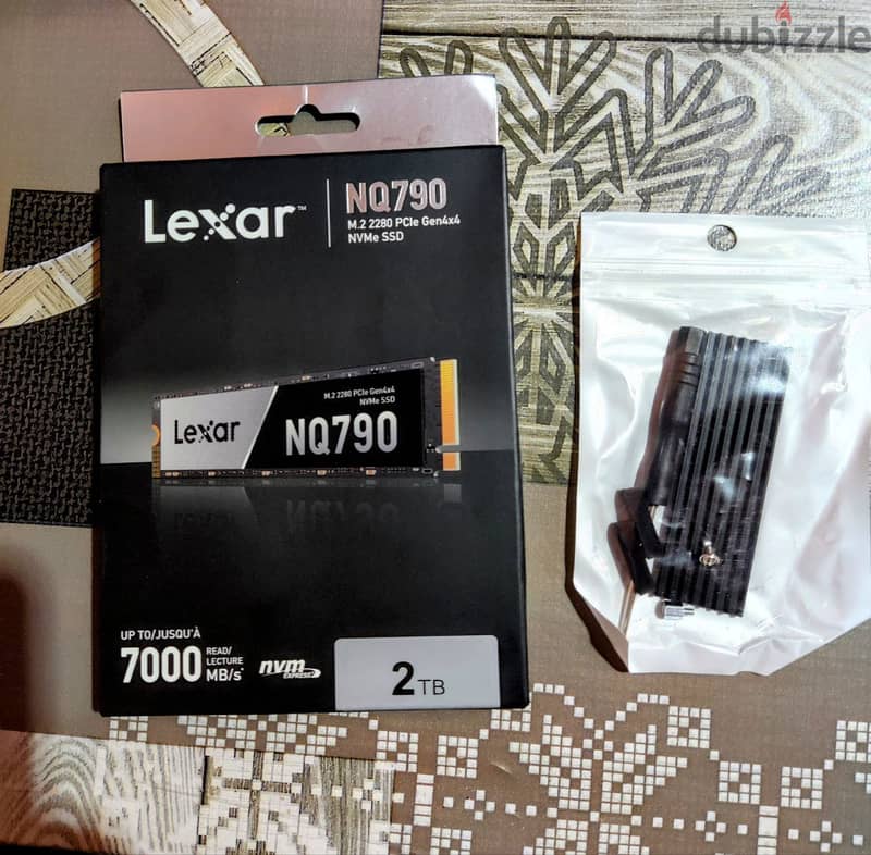 SSD Lexar 2tb gen 4 7000mb/s ps5 and pc (Sealed) 0