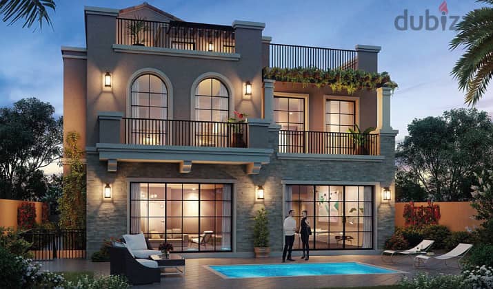 Town House in EVER New Cairo Compound With Garden, Pool and Roof 6