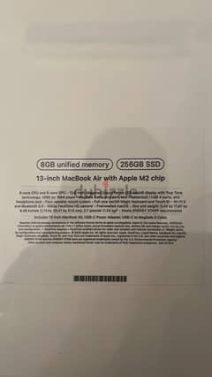 Macbook Air M2 256GB Midnight & gray