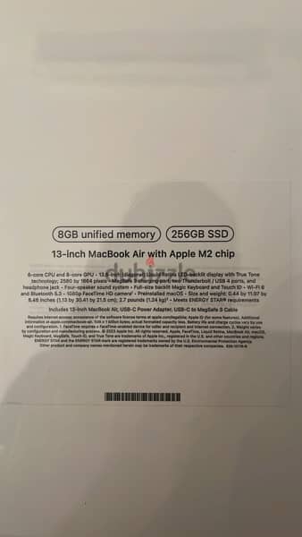 Macbook Air M2 256GB Midnight & gray 0