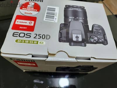 canon250d new with tripod