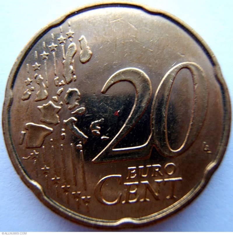 20 cent euro 1999 عمله نادره جدا جدا 1