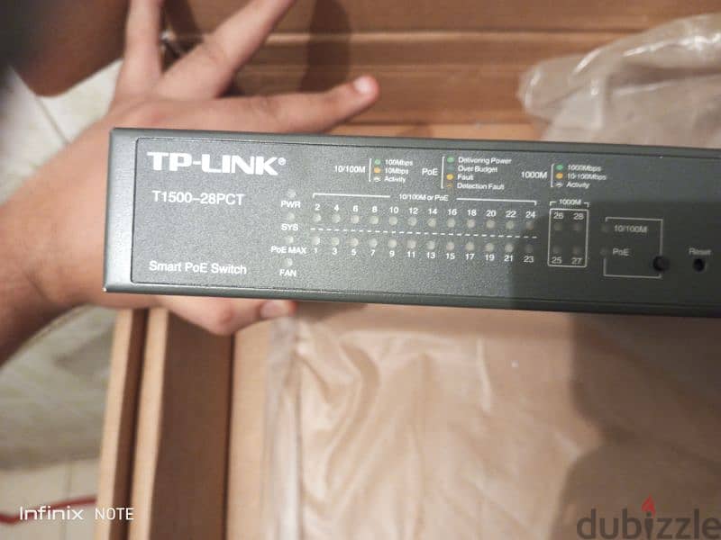 Tp link switch
T1500-28pct سويتش نتورك 4