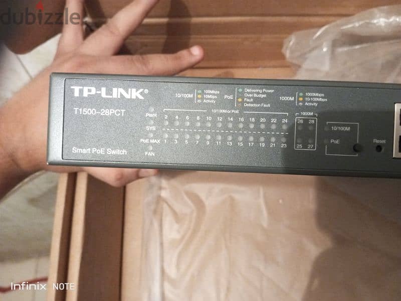 Tp link switch
T1500-28pct سويتش نتورك 5