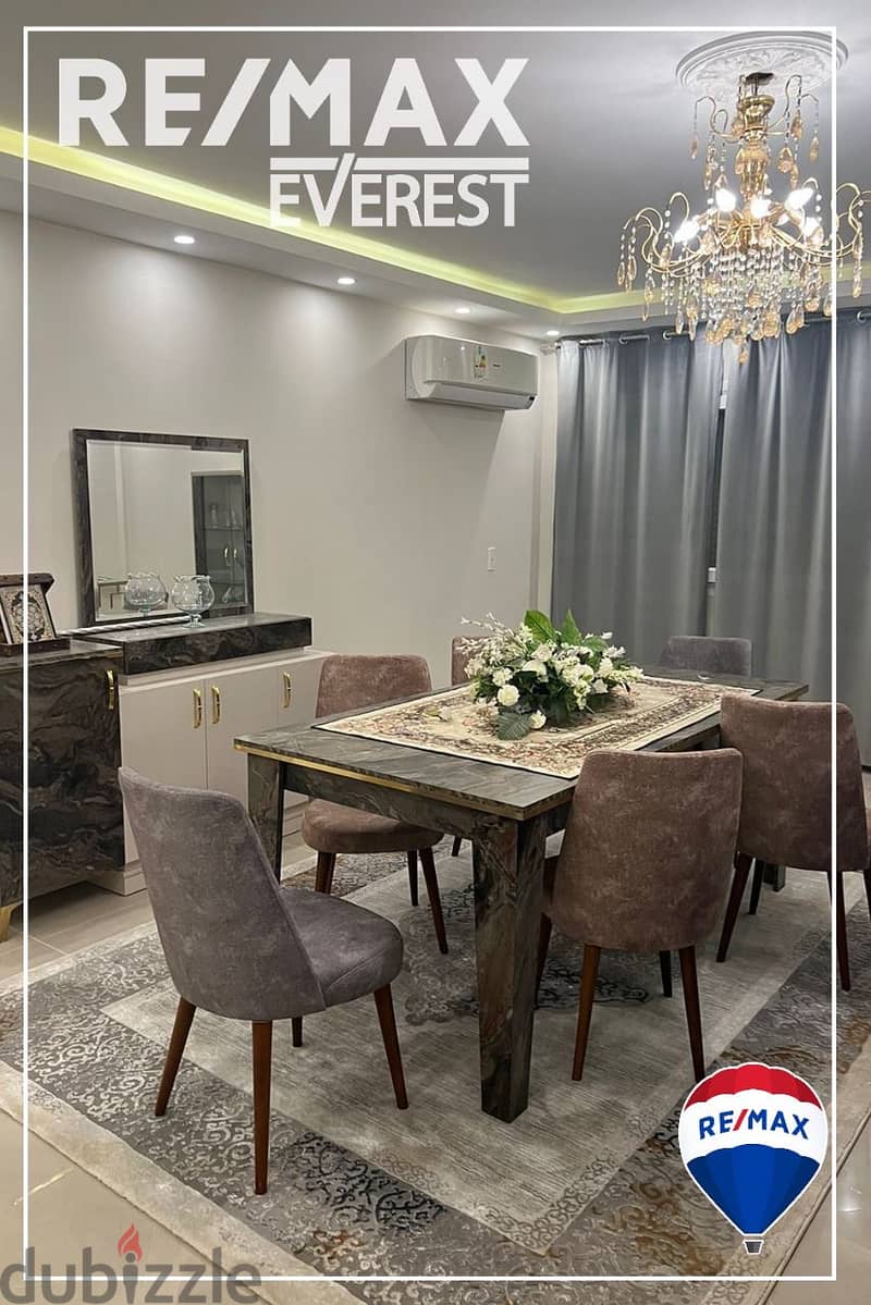 Furnished Ground Apartment For Rent In Zayed Regency - ElSheikh Zayed 2